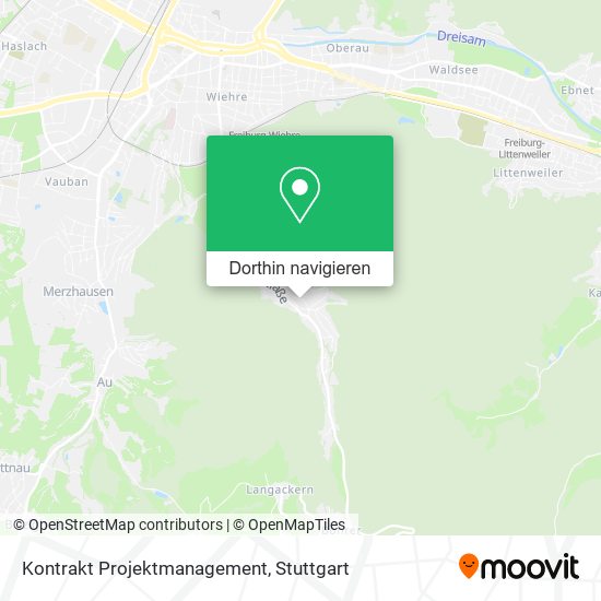 Kontrakt Projektmanagement Karte