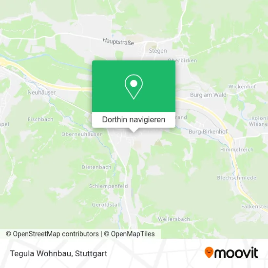 Tegula Wohnbau Karte