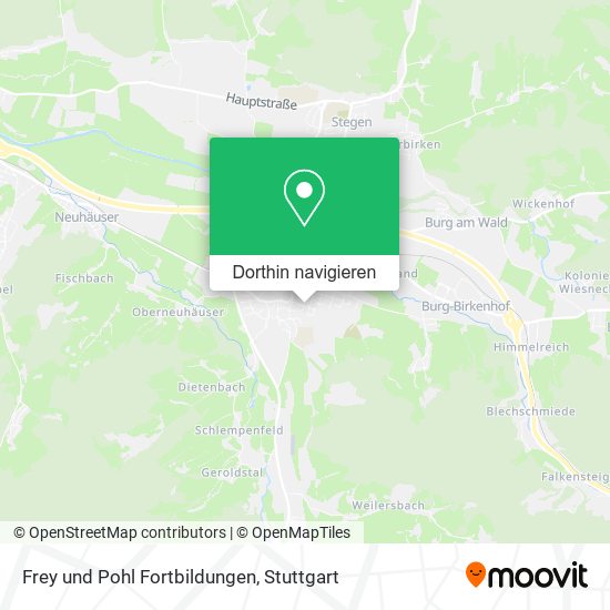 Frey und Pohl Fortbildungen Karte