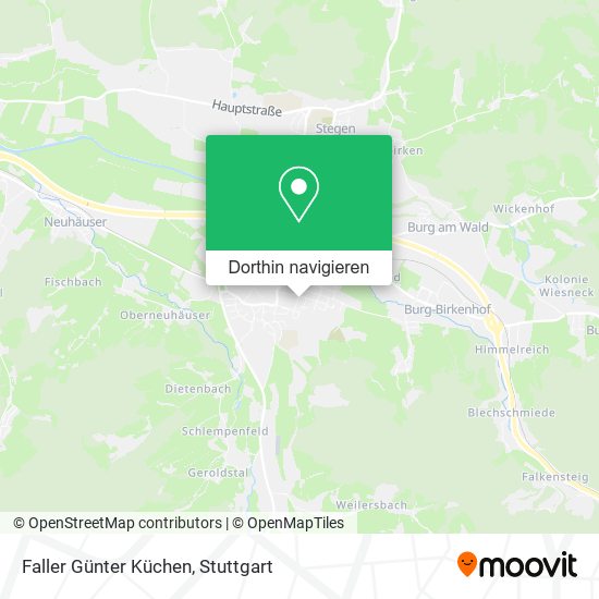 Faller Günter Küchen Karte