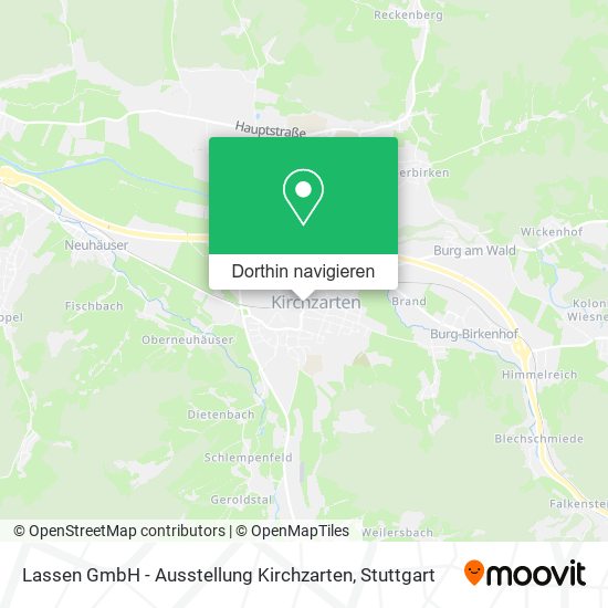 Lassen GmbH - Ausstellung Kirchzarten Karte