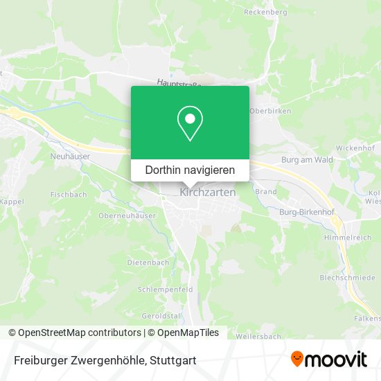 Freiburger Zwergenhöhle Karte