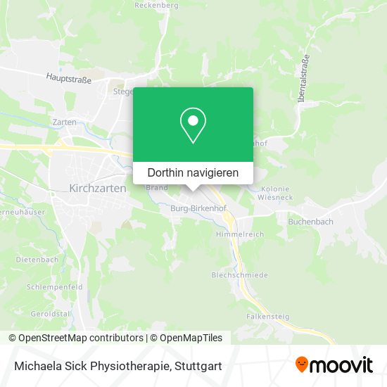 Michaela Sick Physiotherapie Karte