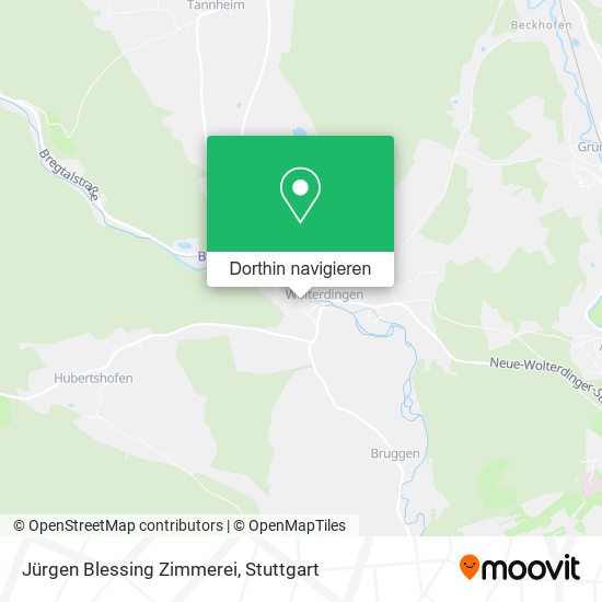 Jürgen Blessing Zimmerei Karte