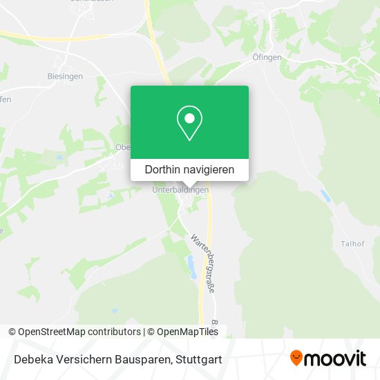 Debeka Versichern Bausparen Karte
