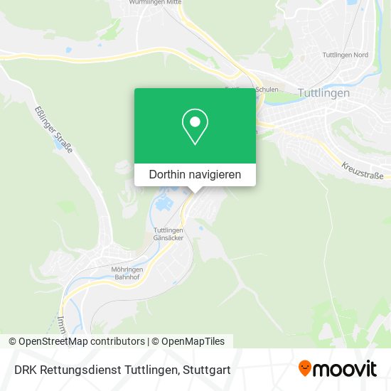 DRK Rettungsdienst Tuttlingen Karte