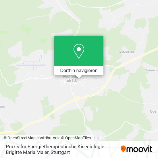 Praxis für Energietherapeutische Kinesiologie Brigitte Maria Maier Karte