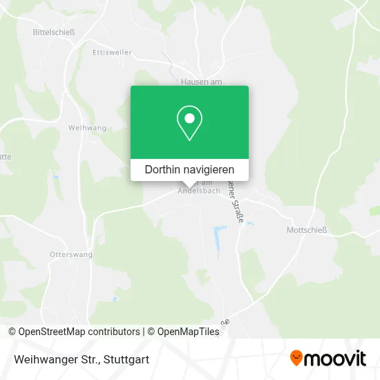 Weihwanger Str. Karte
