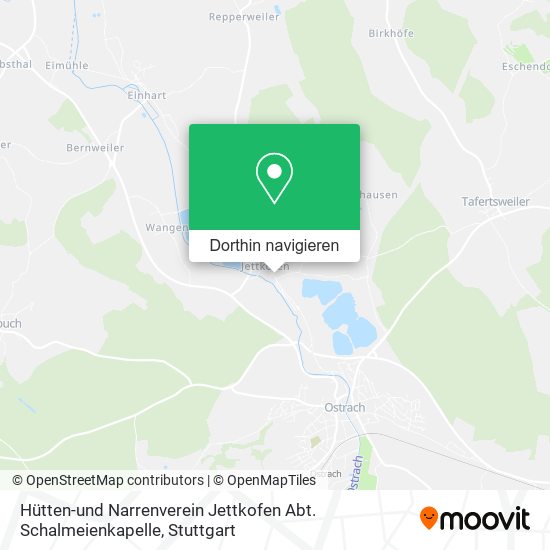 Hütten-und Narrenverein Jettkofen Abt. Schalmeienkapelle Karte