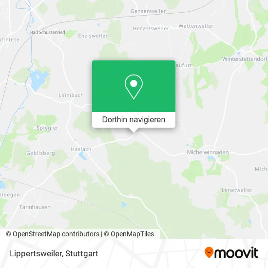 Lippertsweiler Karte