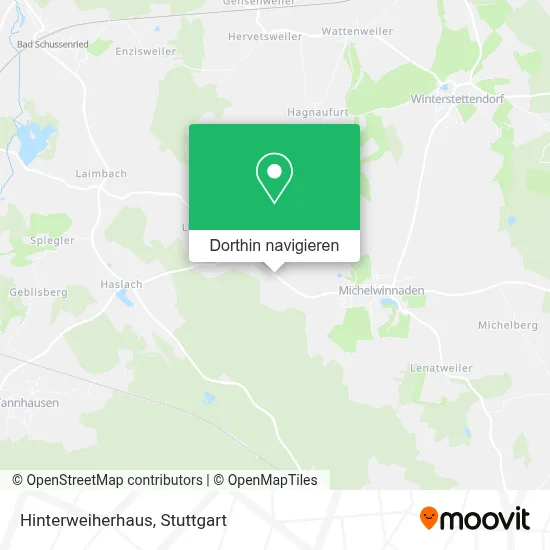 Hinterweiherhaus Karte