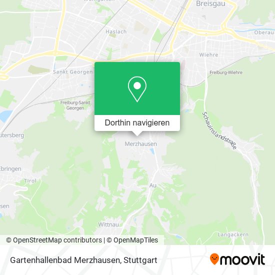 Gartenhallenbad Merzhausen Karte