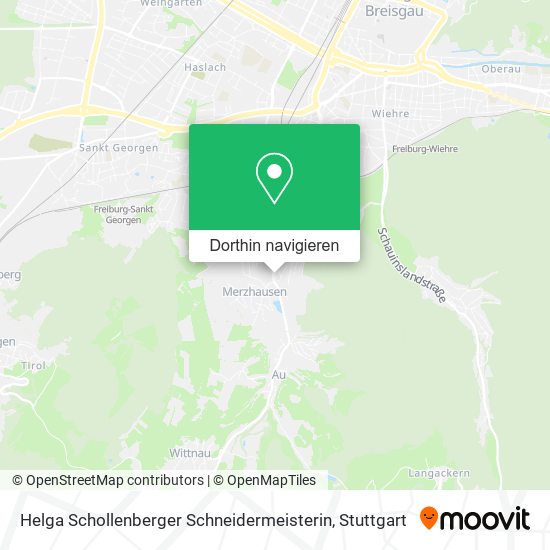 Helga Schollenberger Schneidermeisterin Karte