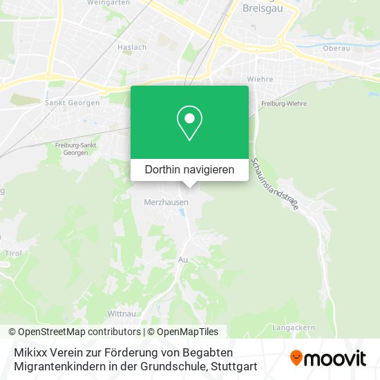 Mikixx Verein zur Förderung von Begabten Migrantenkindern in der Grundschule Karte