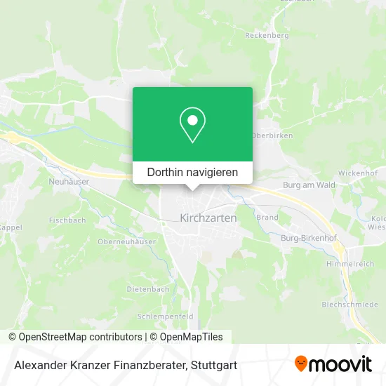 Alexander Kranzer Finanzberater Karte