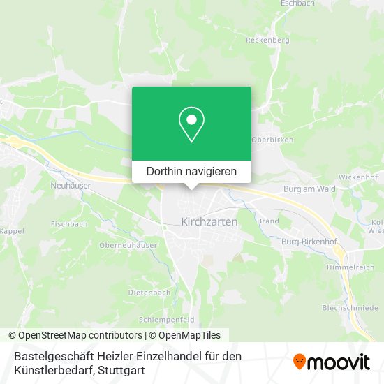 Bastelgeschäft Heizler Einzelhandel für den Künstlerbedarf Karte