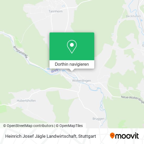 Heinrich Josef Jägle Landwirtschaft Karte