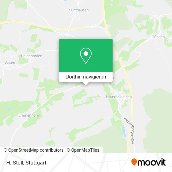 H. Stoll Karte