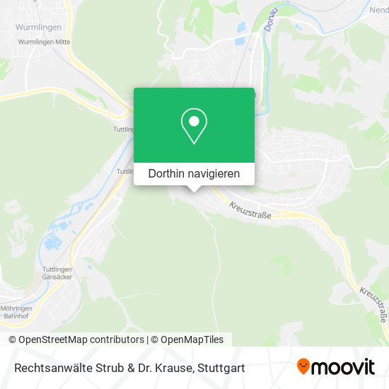 Rechtsanwälte Strub & Dr. Krause Karte