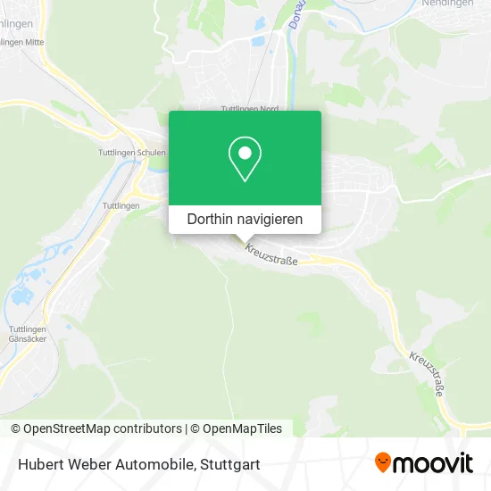 Hubert Weber Automobile Karte