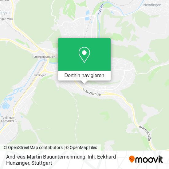 Andreas Martin Bauunternehmung, Inh. Eckhard Hunzinger Karte