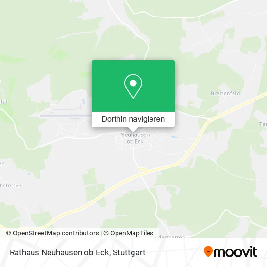 Rathaus Neuhausen ob Eck Karte