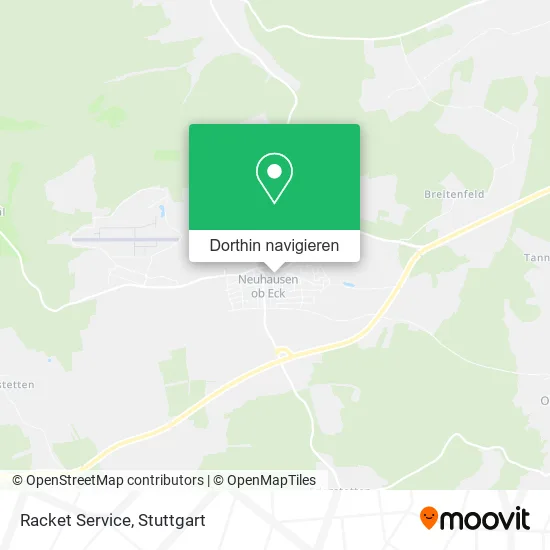 Racket Service Karte