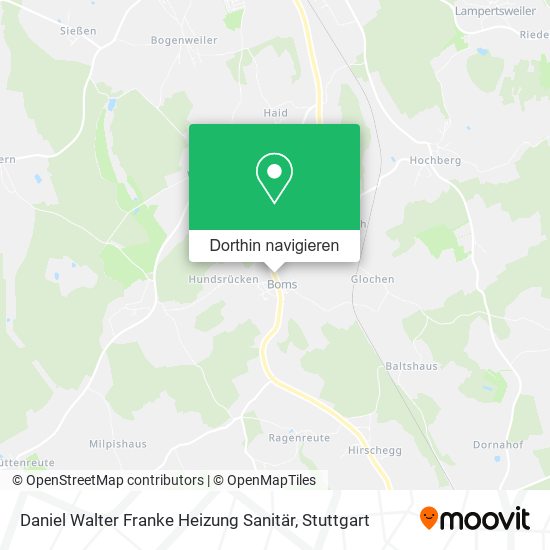 Daniel Walter Franke Heizung Sanitär Karte