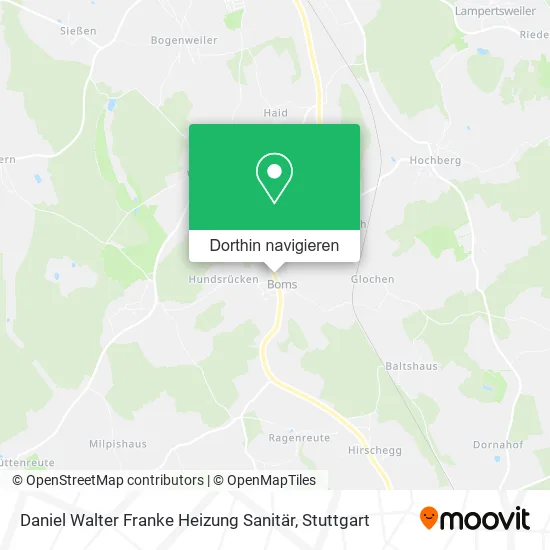 Daniel Walter Franke Heizung Sanitär Karte