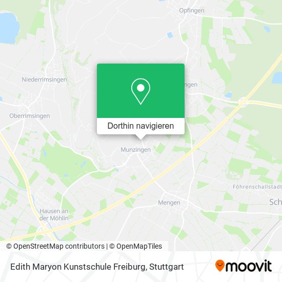 Edith Maryon Kunstschule Freiburg Karte