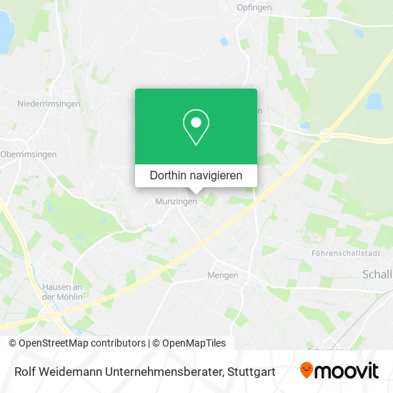 Rolf Weidemann Unternehmensberater Karte