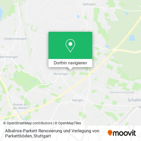 Albatros-Parkett Renovierung und Verlegung von Parkettböden Karte