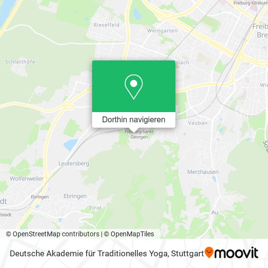 Deutsche Akademie für Traditionelles Yoga Karte