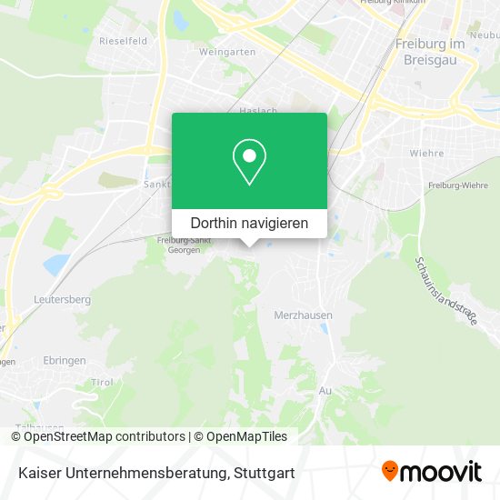 Kaiser Unternehmensberatung Karte