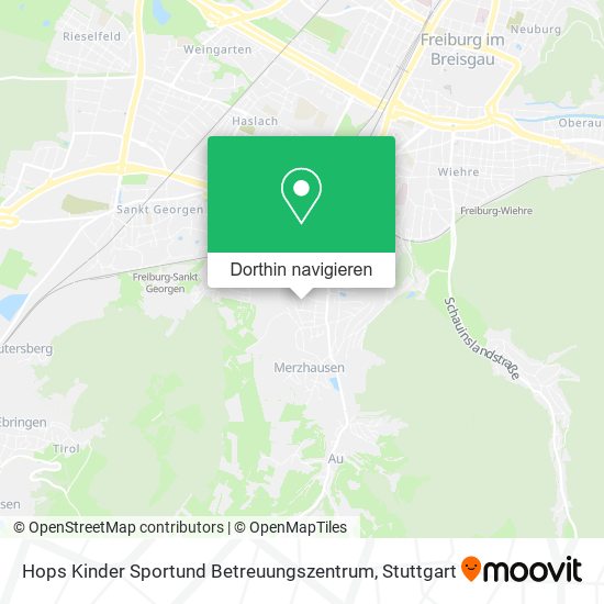 Hops Kinder Sportund Betreuungszentrum Karte