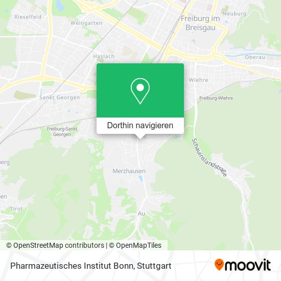 Pharmazeutisches Institut Bonn Karte