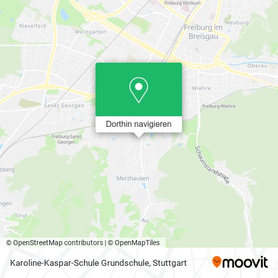Karoline-Kaspar-Schule Grundschule Karte