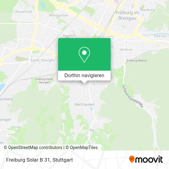 Freiburg Solar B 31 Karte