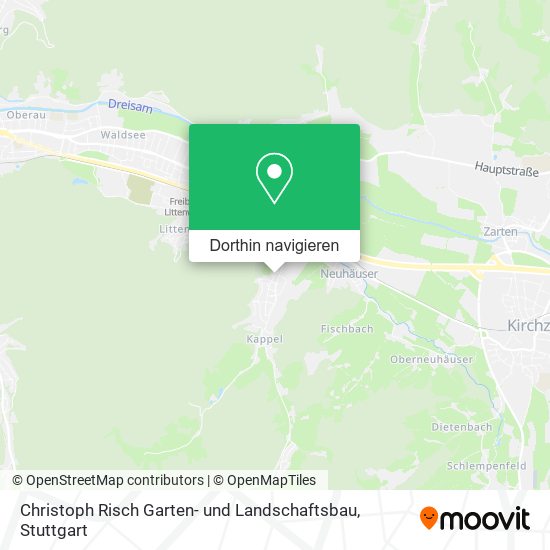 Christoph Risch Garten- und Landschaftsbau Karte
