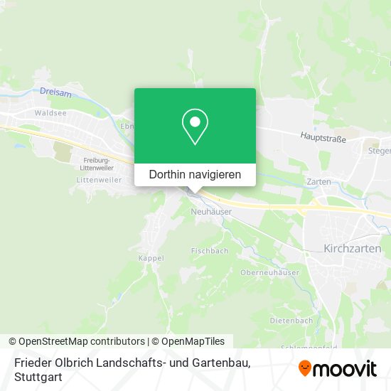 Frieder Olbrich Landschafts- und Gartenbau Karte
