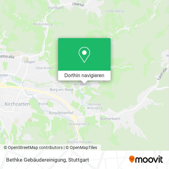 Bethke Gebäudereinigung Karte