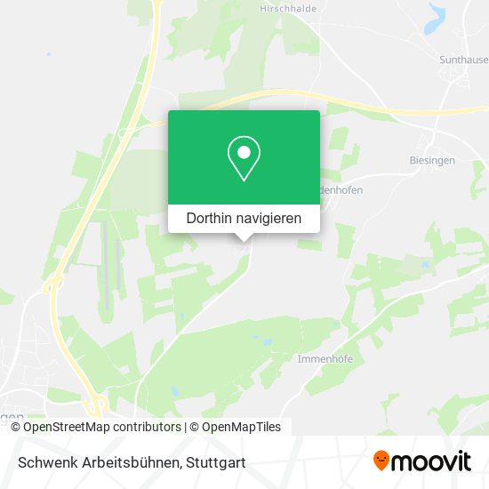 Schwenk Arbeitsbühnen Karte