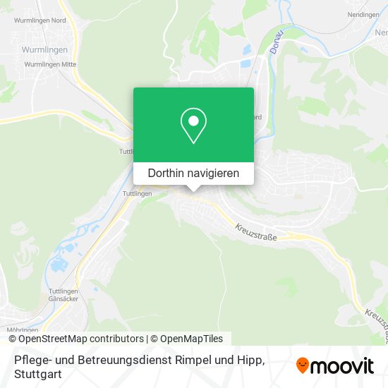 Pflege- und Betreuungsdienst Rimpel und Hipp Karte
