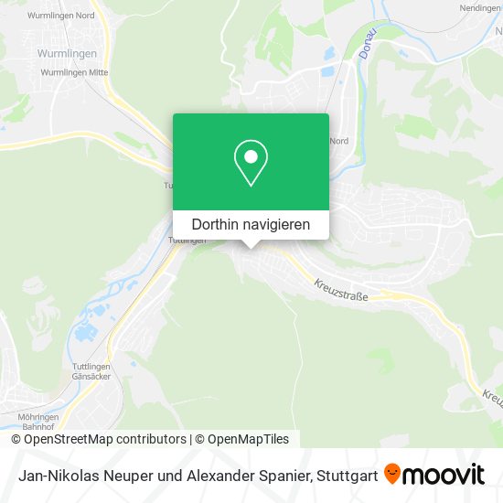 Jan-Nikolas Neuper und Alexander Spanier Karte