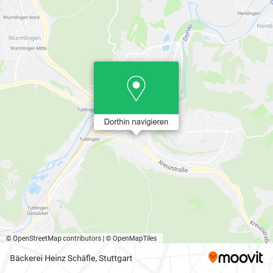Bäckerei Heinz Schäfle Karte
