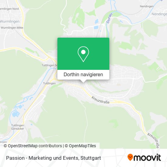 Passion - Marketing und Events Karte