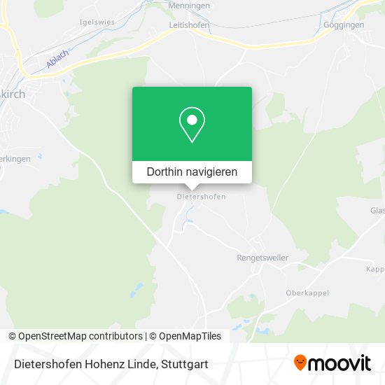 Dietershofen Hohenz Linde Karte