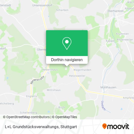 L+L Grundstücksverwaltungs Karte