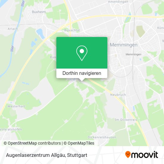 Augenlaserzentrum Allgäu Karte