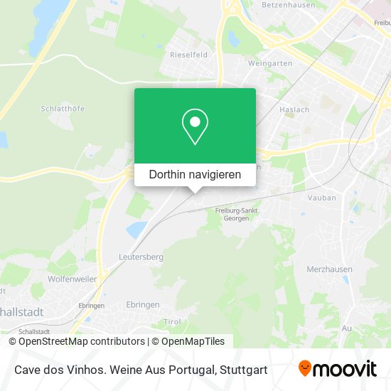 Cave dos Vinhos. Weine Aus Portugal Karte
